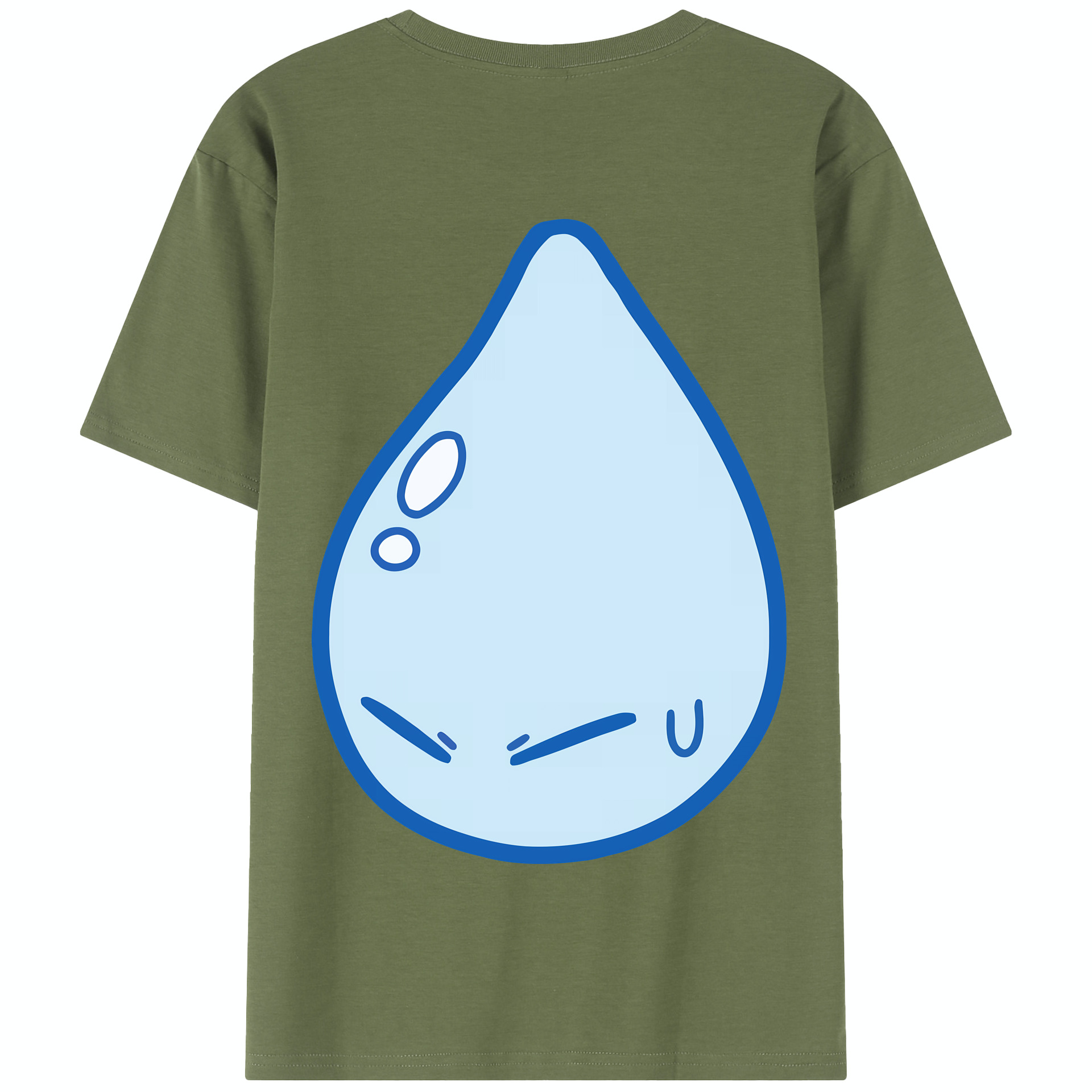 （画像用） 転スラ Regarding Reincarnated to Slime 綿100％半袖Tシャツ（背面プリント）